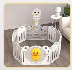 Kunststof Grondbox Van Babyduck | Playpen | Babypark | Grote Babybox | Hoge Kwaliteit | Kleur Grijs -Goedkope Kleintje Kleding Winkel 1200x1159 7