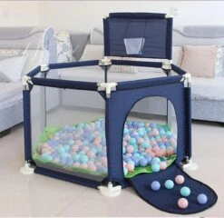 Merkloos Speelbox - Opvouwbaar - 0-6 Jaar - Grondbox - Inclusief Kleurrijke Speelmat - Playpen - Ballenbak - Baby Box Speelgoed - Box -Goedkope Kleintje Kleding Winkel 1200x1166 4