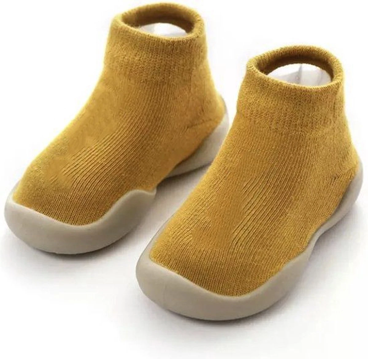 Antislip Baby Schoentjes - Maat 22/23 - 14 Cm - Geel 1 Antislip Baby Schoentjes - Maat 22/23 - 14 Cm - Geel