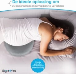 Good4You Zwangerschapskussen - Voedingskussen - Zijslaapkussen - Lichaamskussen - Body Pillow - Afneembare Hoes -Goedkope Kleintje Kleding Winkel 1200x1174 6