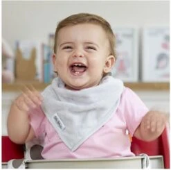 Silly Billyz Slabber Bandana Junior 26 Cm Katoen/nylon Zilver -Goedkope Kleintje Kleding Winkel 1200x1190 2