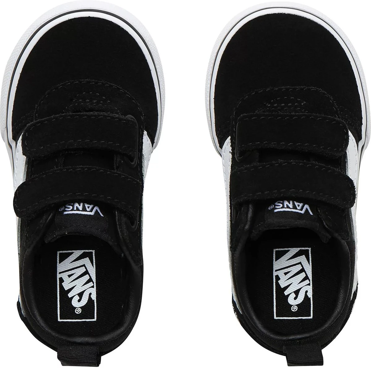 Vans TD Ward V Suede/Canvas Sneakers - Black/White - Maat 20 18 Vans TD Ward V Suede/Canvas Sneakers - Black/White - Maat 20 - Afbeelding 18