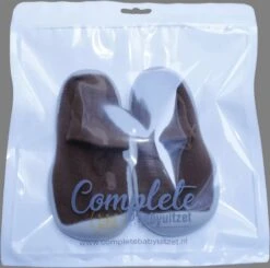 Antislip Baby Schoentjes - Eerste Loopschoentjes - Schoenmaat 20-21 – 12-18 Maanden (13cm) - Mocca Bruin - Completebabyuitzet -Goedkope Kleintje Kleding Winkel 1200x1191 3