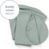 Doomoo Buddy Cover - Hoes Voor Voedingskussen Buddy - Biologisch Katoen - 180 Cm - Tetra Jersey Green