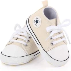 Baby Schoenen - Pasgeboren Babyschoenen - Meisjes/Jongens - Eerste Baby Schoentjes - 0-6 Maanden - Maat 17 - Baby Slofjes 11cm -Goedkope Kleintje Kleding Winkel 1200x1200 105