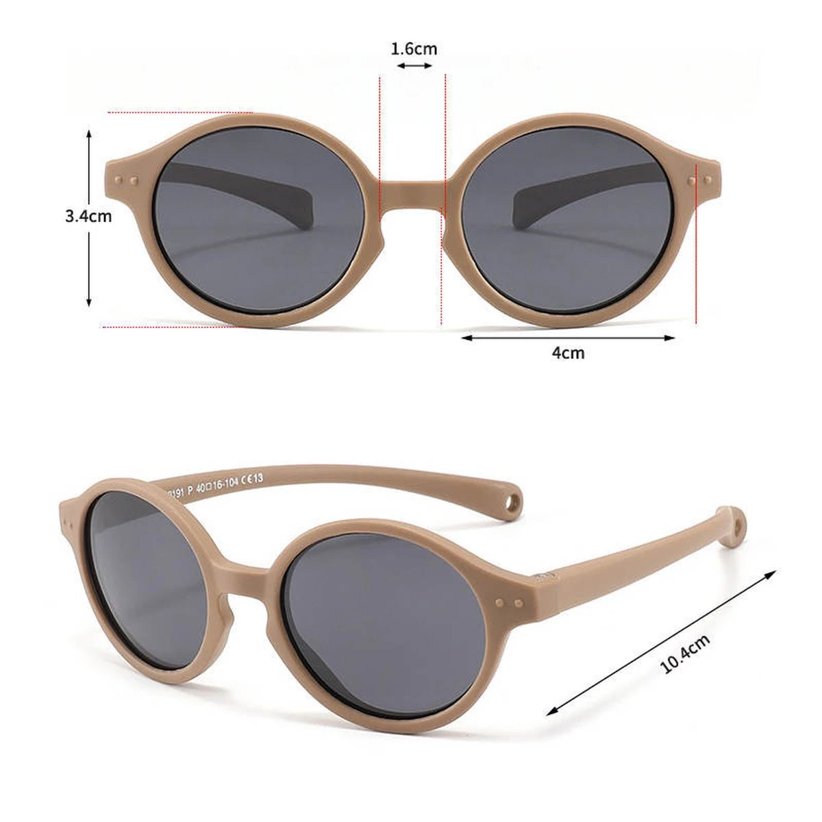 Maesy - Baby Zonnebril Noah - 0-2 Jaar - Flexibel Buigbaar - Verstelbaar Elastiek - Gepolariseerde UV400 Bescherming - Jongens En Meisjes - Babyzonnebril Ovaal - Licht Blauw 4 Maesy - Baby Zonnebril Noah - 0-2 Jaar - Flexibel Buigbaar - Verstelbaar Elastiek - Gepolariseerde UV400 Bescherming - Jongens En Meisjes - Babyzonnebril Ovaal - Licht Blauw - Afbeelding 4