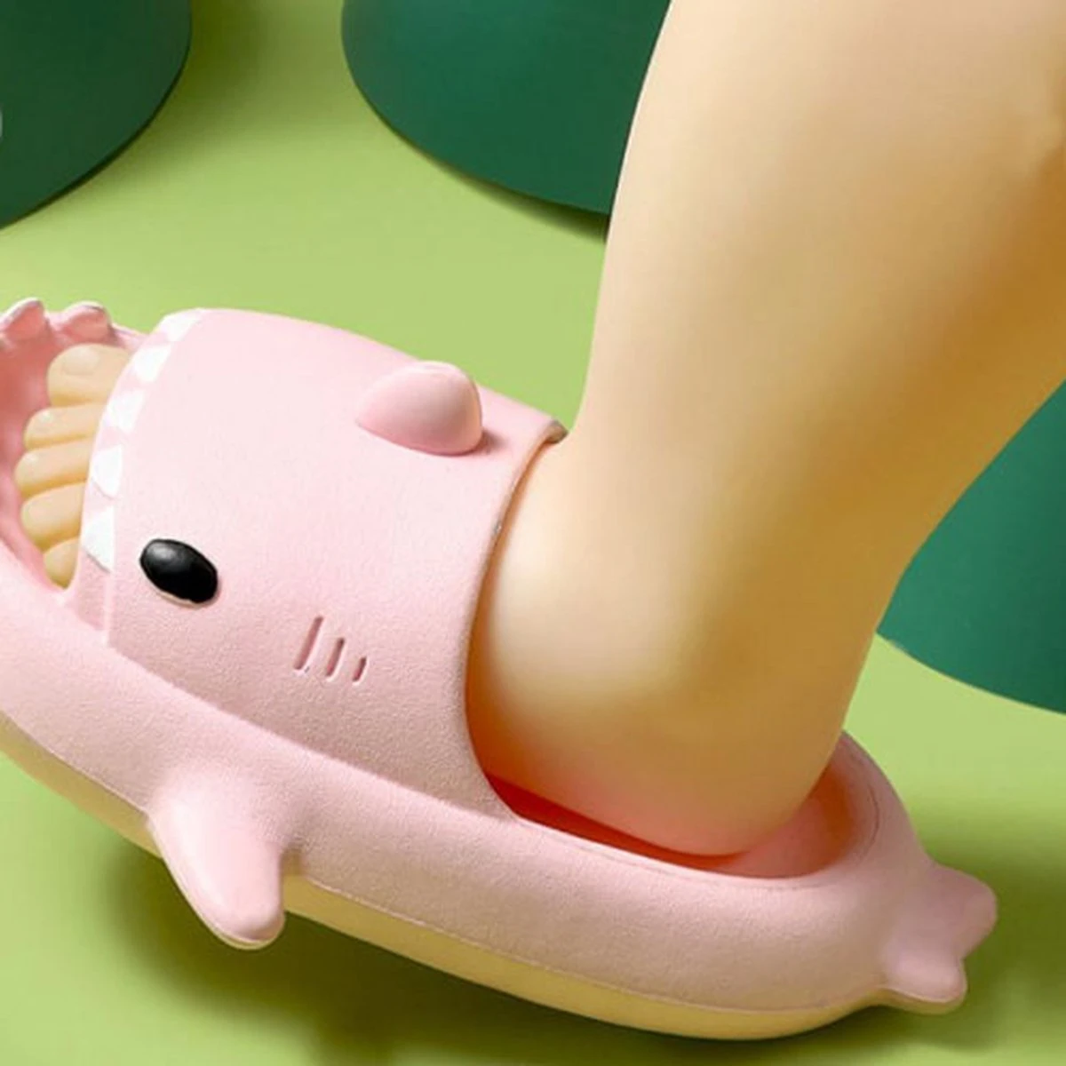 Merkloos Badslippers Kinderen Haai Turquoise -jongens En Meisjes 2-3 Jaar - Maat 24-25 2 Merkloos Badslippers Kinderen Haai Turquoise -jongens En Meisjes 2-3 Jaar - Maat 24-25 - Afbeelding 2