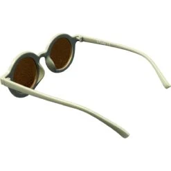 Maesy - Kinderzonnebril Vinny - Zonnebril Voor Kinderen - Peuters - Jongens En Meisjes - UV400 Bescherming - Hippe Retro Bril Rond - Baby Ecru -Goedkope Kleintje Kleding Winkel 1200x1200 265