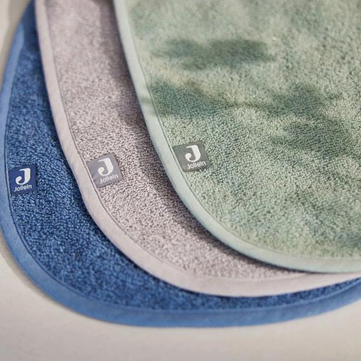 Jollein Slab Badstof - Ash Green/Storm Grey/Jeans Blue - 3 Stuks 16 Jollein Slab Badstof - Ash Green/Storm Grey/Jeans Blue - 3 Stuks - Afbeelding 16