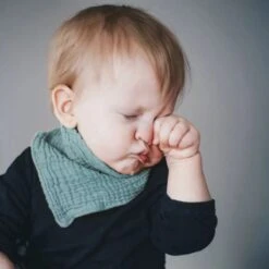 7 Stuks Hydrofiele Bandana Slabbetjes - Blauw - Groen - Wit - Grijs -Goedkope Kleintje Kleding Winkel 1200x1200 409