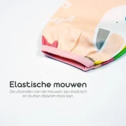 Kinderschort 'Fox' Lange Mouwen - Slab Met Mouwen - Slabbetje Little Hippo - Waterafstotend - Knutselen - Kliederschort - 3 Tot 5 Jaar -Goedkope Kleintje Kleding Winkel 1200x1200 464