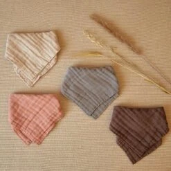 Jollein Slab Bandana Wrinkled - Nougat - 2 Stuks -Goedkope Kleintje Kleding Winkel 1200x1200 490