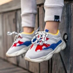 LilPataz Nova Superstar - Lage Sneakers - Jongens - Blauw/Rood - Maat 24 -Goedkope Kleintje Kleding Winkel 1200x1200 62