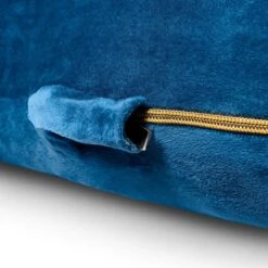 Telano Zwangerschapskussen XXL - Extra Hoes En Opbergtas - Exclusieve Gouden Rits - Velvet Stof - Voedingskussen - U Vorm - Extra Groot - Zijslaapkussen - Blauw -Goedkope Kleintje Kleding Winkel 1200x1200 629