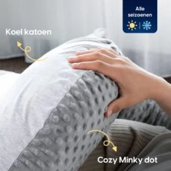 Diley Dreams J-Vorm Nova Zwangerschapskussen – Zijslaapkussen – Voedingskussen – Body Pillow – 160x63cm -Goedkope Kleintje Kleding Winkel 1200x1200 634