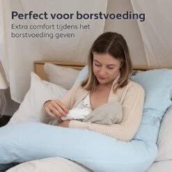 Litollo® Zwangerschapskussen (U-vorm) - Voedingskussen - Lichaamskussen - Body Pillow - 280cm - Traagschuimvulling -Goedkope Kleintje Kleding Winkel 1200x1200 681