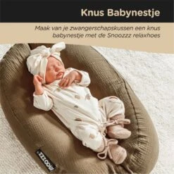 Snoozzz Zwangerschapskussen Lichaamskussen Zijslaapkussen - Met Afneembare Hoes Van Hydrofiel Katoen - 185 Cm - Champagne -Goedkope Kleintje Kleding Winkel 1200x1200 717