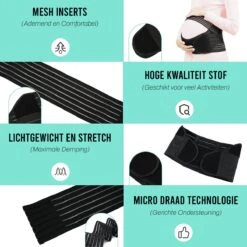 Zwangerschapsband L Zwart Buikband Tijdens En Na Zwangerschap Bekkenband Steunband -Goedkope Kleintje Kleding Winkel 1200x1200 836