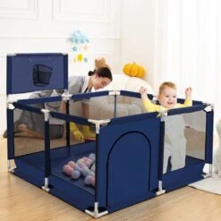 Grondbox - Grondbox Baby - Baby Box - Speelbox - Babybox - Kinderbox - Playpen - Ballenbak - Kruipbox - Tot 3 Jaar - Blauw -Goedkope Kleintje Kleding Winkel 1200x1200 886