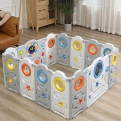 Baby Vivo Box Neo- Grondbox - Speelbox- Playpen-kruipbox- Kunststof 12 Elementen Met Zuignappen-flexibele Opstelling -Goedkope Kleintje Kleding Winkel 1200x1200 918