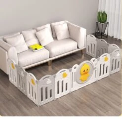 Kunststof Grondbox Van Babyduck | Playpen | Babypark | Grote Babybox | Hoge Kwaliteit | Kleur Grijs -Goedkope Kleintje Kleding Winkel 1200x1200 969