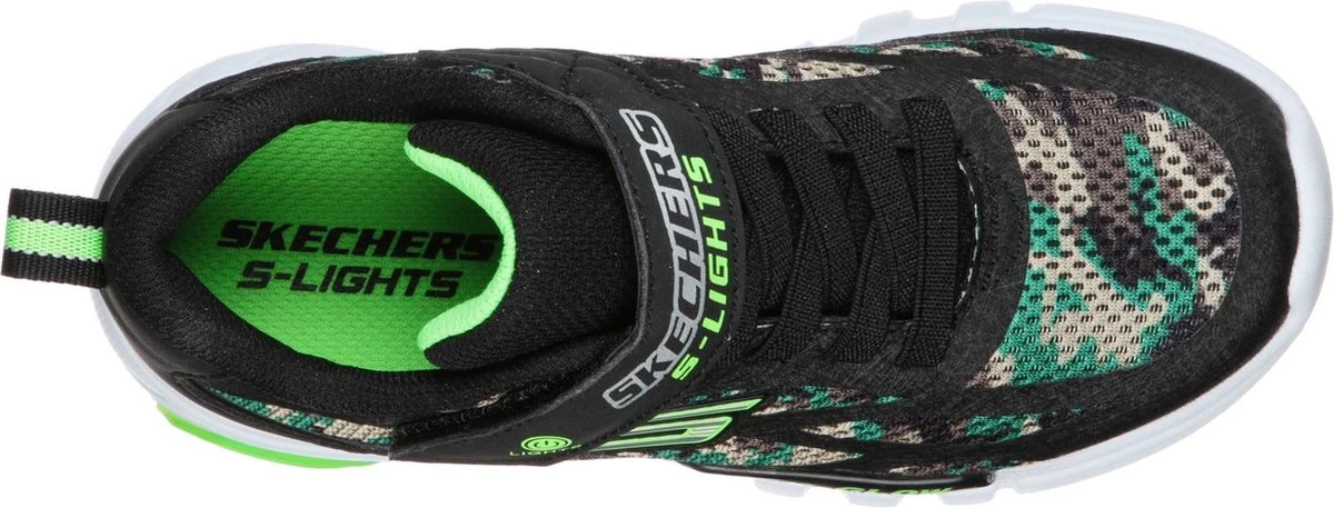 Skechers Flex Glow Rondler Jongens Sneakers - Groen/Multi/Zwart - Maat 27 17 Skechers Flex Glow Rondler Jongens Sneakers - Groen/Multi/Zwart - Maat 27 - Afbeelding 17