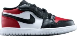 Nike Jordan 1 Low (TD) CI3436-612 Zwart / Rood-21 -Goedkope Kleintje Kleding Winkel 1200x563 1