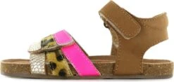 Shoesme Cognac Sandaal Met Fuchsia En Snake-details -Goedkope Kleintje Kleding Winkel 1200x567 1