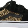 Vans TD Ward V Meisjes Sneakers - (Cheetah) Black/White - Maat 24