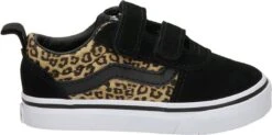 Vans TD Ward V Meisjes Sneakers - (Cheetah) Black/White - Maat 24