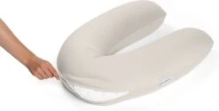 Doomoo Buddy Cover - Hoes Voor Voedingskussen Buddy - Biologisch Katoen - 180 Cm - Tetra Jersey Sand -Goedkope Kleintje Kleding Winkel 1200x606 2