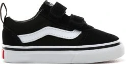 Vans TD Ward V Suede/Canvas Sneakers - Black/White - Maat 20