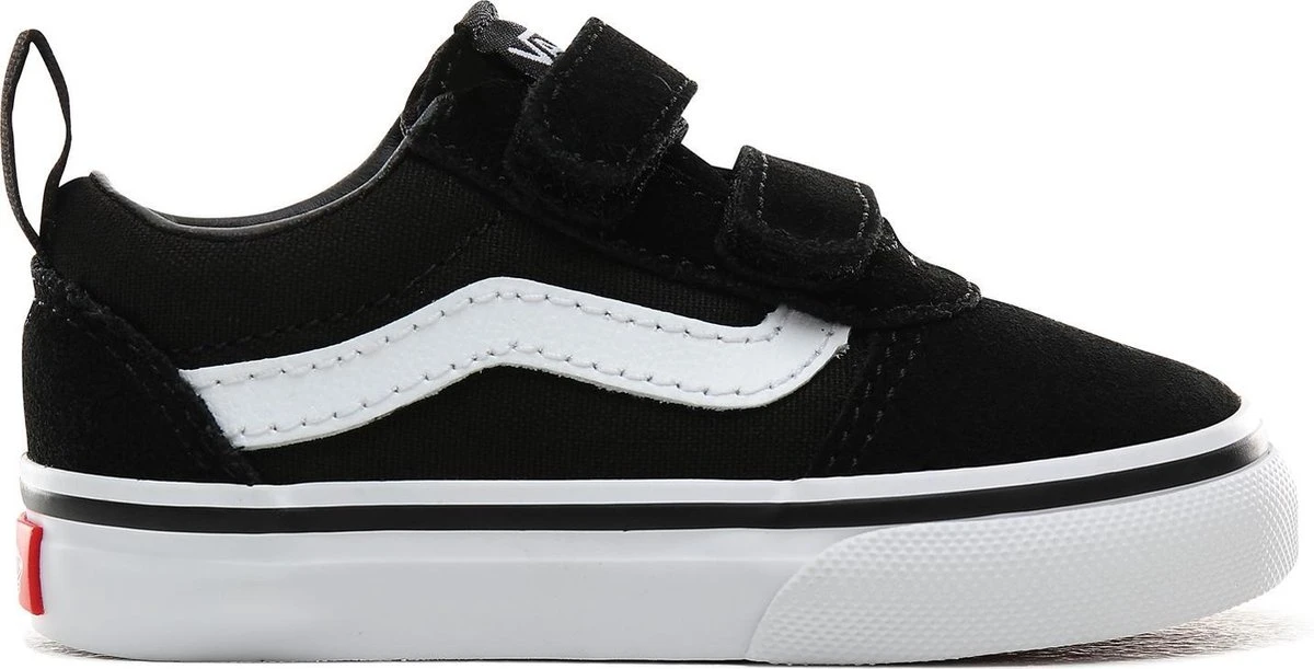 Vans TD Ward V Suede/Canvas Sneakers - Black/White - Maat 20 1 Vans TD Ward V Suede/Canvas Sneakers - Black/White - Maat 20