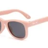 Maesy - Baby Zonnebril Indi - 0-2 Jaar - Flexibel Buigbaar - Verstelbaar Elastiek - Gepolariseerde UV400 Bescherming - Jongens En Meisjes - Babyzonnebril Vierkant - Licht Roze