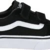 Vans Youth Ward V Suede/Canvas Sneakers - Black/White - Maat 27