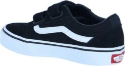 Vans Youth Ward V Suede/Canvas Sneakers - Black/White - Maat 27 -Goedkope Kleintje Kleding Winkel 1200x638