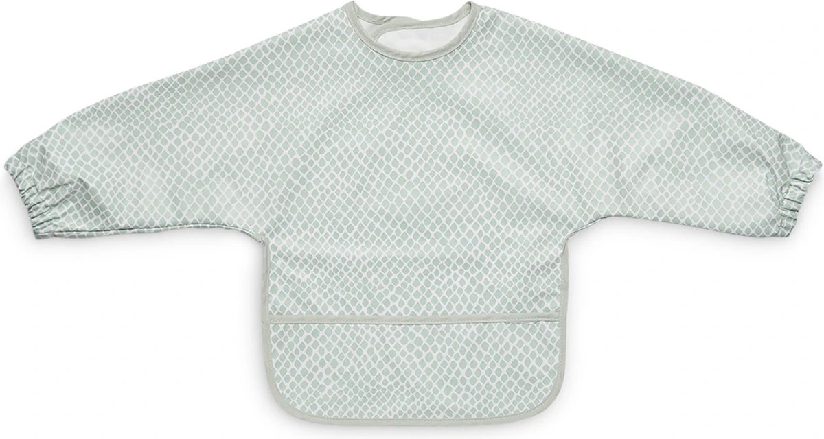 Jollein Slab Waterproof Met Mouw Snake - Soft Green 14 Jollein Slab Waterproof Met Mouw Snake - Soft Green - Afbeelding 14