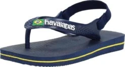 Havaianas Baby Brasil Logo Unisex Slippers - Marine/Yellow Citric - Maat 25/26 25 Havaianas Baby Brasil Logo Unisex Slippers - Marine/Yellow Citric - Maat 25/26 -Goedkope Kleintje Kleding Winkel 1200x644