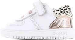 Baby | Babysneakers | Meisjes | WHITE ROSEGOLD | Leer | Shoesme | Maat 20