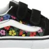 Vans TD Old Skool Flora Baby Sneaker - Zwart Multi - Maat 22