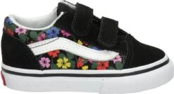 Vans TD Old Skool Flora Baby Sneaker - Zwart Multi - Maat 22