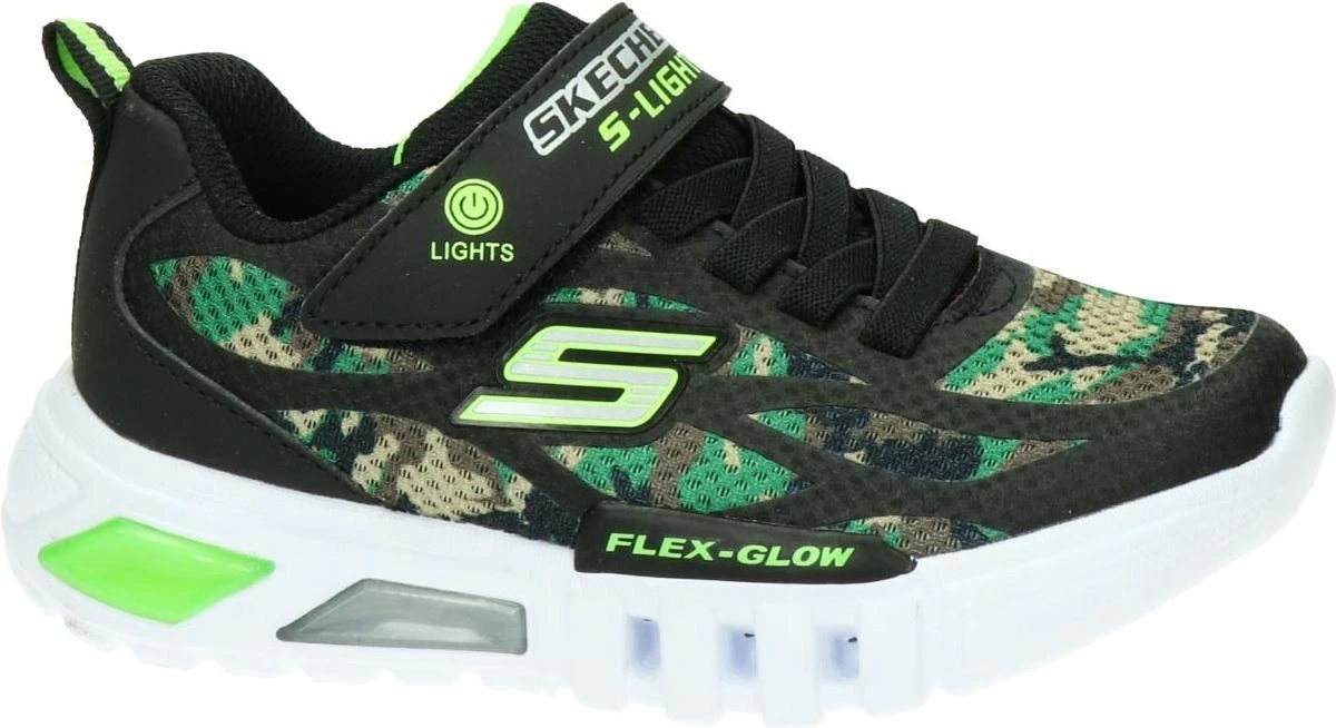 Skechers Flex Glow Rondler Jongens Sneakers - Groen/Multi/Zwart - Maat 27 12 Skechers Flex Glow Rondler Jongens Sneakers - Groen/Multi/Zwart - Maat 27 - Afbeelding 12