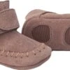 Lodger Baby Schoentjes Maat 19 Walker Mocassin Bruin Maat 19 Antislip Soepel Leer Klittenbandsluiting 12-15M