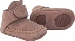 Lodger Baby Schoentjes Maat 19 Walker Mocassin Bruin Maat 19 Antislip Soepel Leer Klittenbandsluiting 12-15M