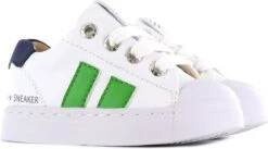Sneakers | Jongens | White Green | Leer | Shoesme | Maat 20 -Goedkope Kleintje Kleding Winkel 1200x665 1
