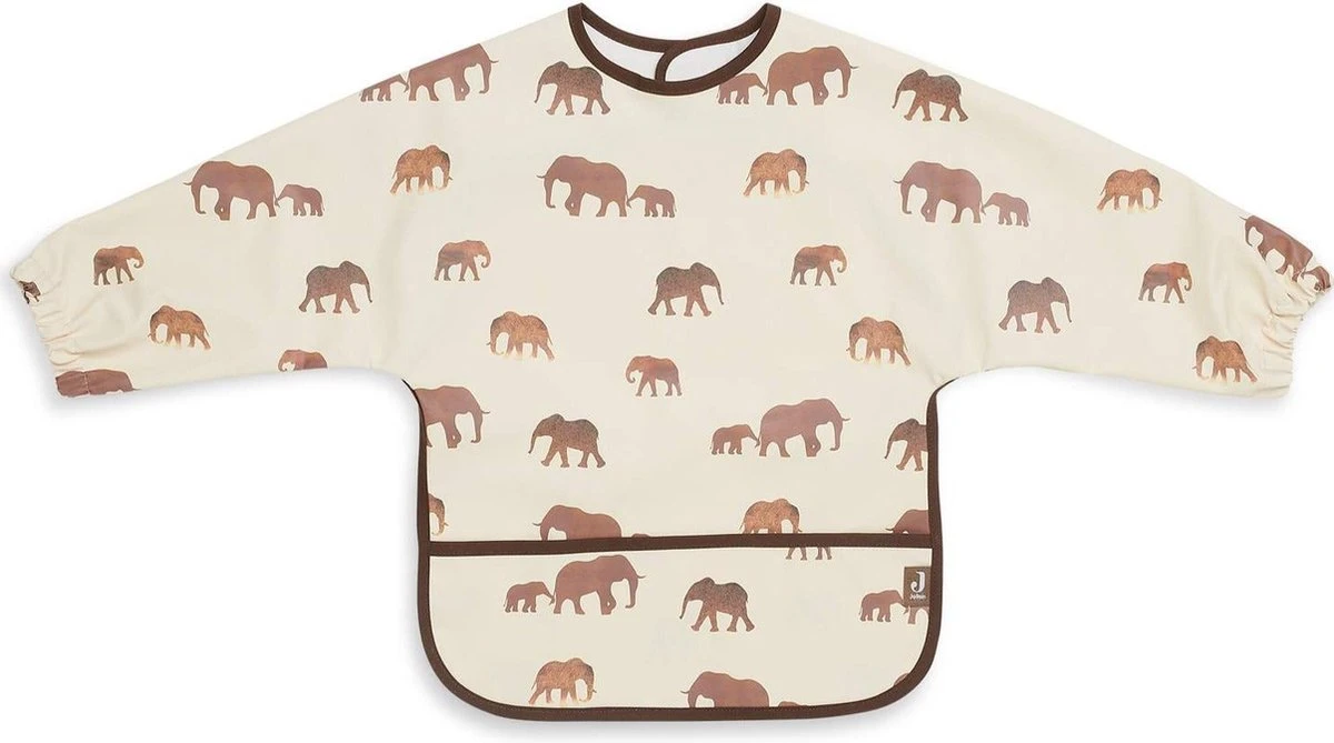 Jollein Slab Waterproof Met Mouw Meadow - Rosewood 17 Jollein Slab Waterproof Met Mouw Meadow - Rosewood - Afbeelding 17