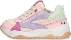 Bunnies JR 223374-570 Meisjes Lage Sneakers - Roze/Multi - Leer - Veters -Goedkope Kleintje Kleding Winkel 1200x680 6