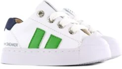 Sneakers | Jongens | White Green | Leer | Shoesme | Maat 20 -Goedkope Kleintje Kleding Winkel 1200x681