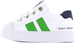 Sneakers | Jongens | White Green | Leer | Shoesme | Maat 20 -Goedkope Kleintje Kleding Winkel 1200x692 1
