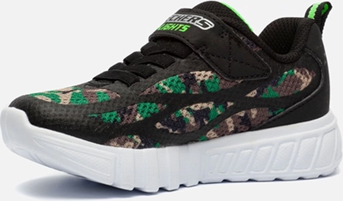 Skechers Flex Glow Rondler Jongens Sneakers - Groen/Multi/Zwart - Maat 27 4 Skechers Flex Glow Rondler Jongens Sneakers - Groen/Multi/Zwart - Maat 27 - Afbeelding 4